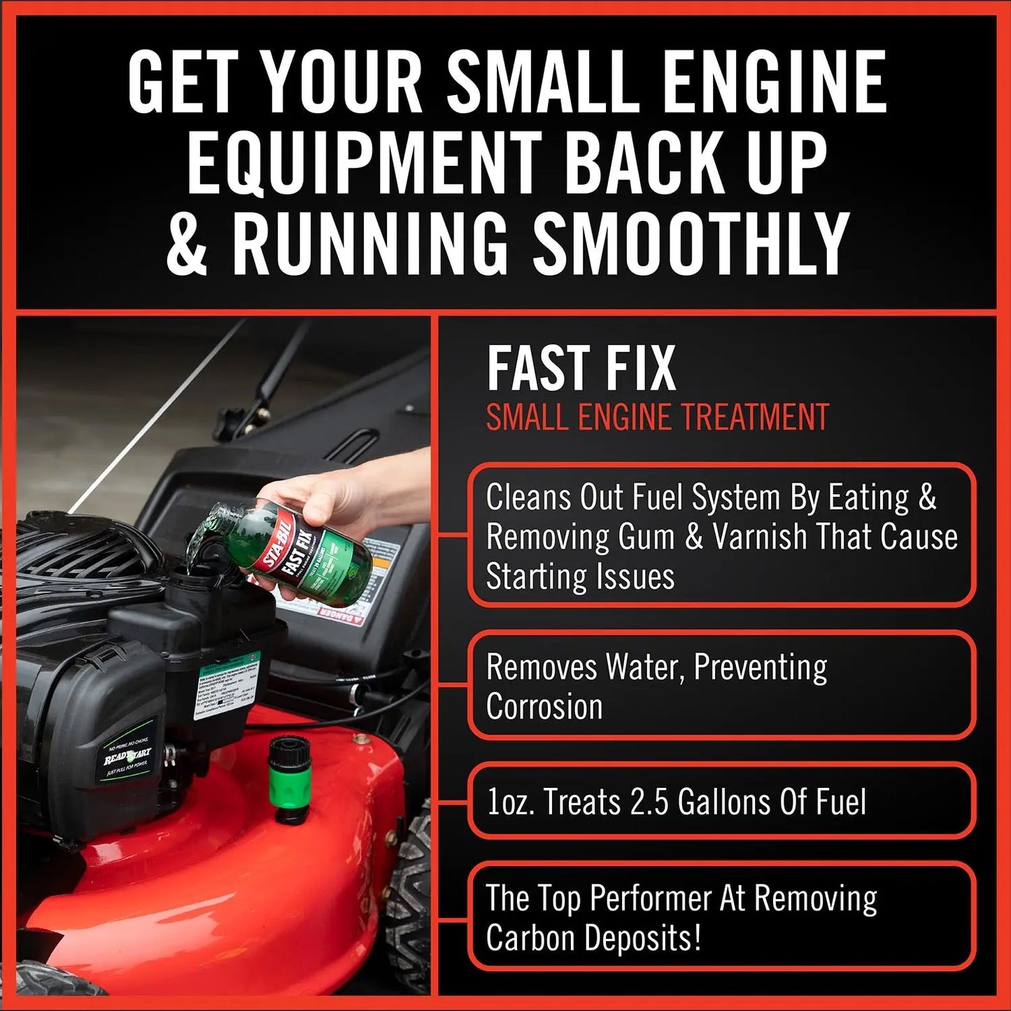 STA-BIL Fast Fix Engine Treatment 4oz / 8oz 303 Car Care