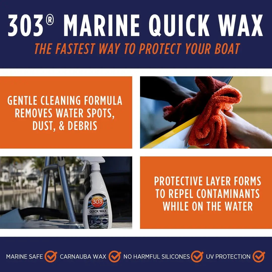303 Marine Quick Wax (32 fl. oz/ 946ml)