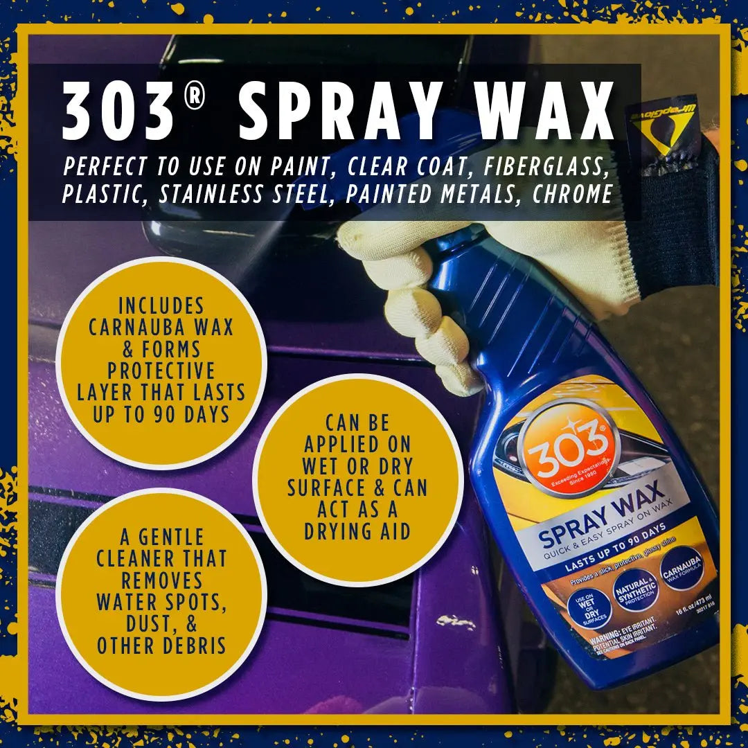303 Auto Spray Wax (16oz)