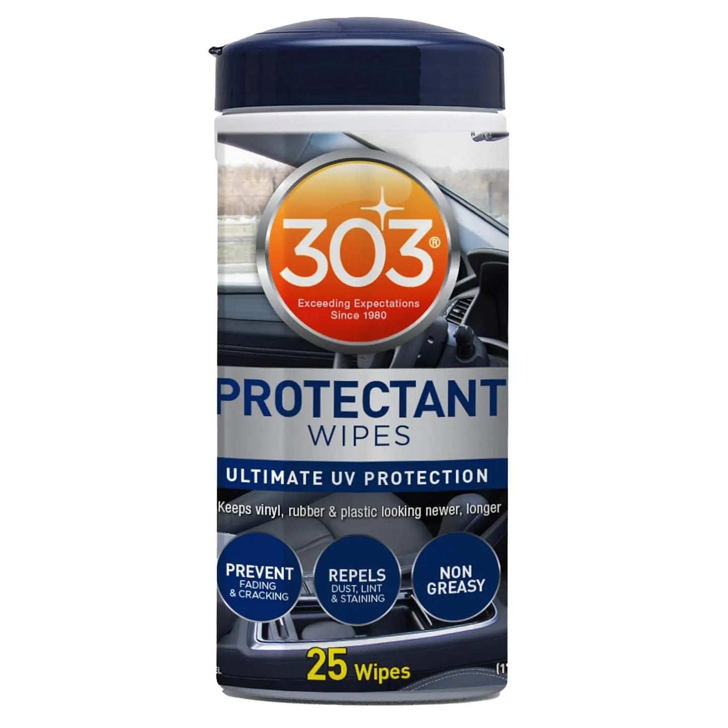 303 Automotive Protectant (16oz/ 25 Wipes)