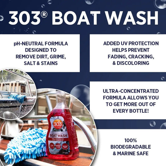 303 Marine Boat Wash with UV Protectant (32 fl. oz./ 946ml)