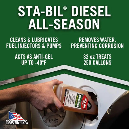 STA-BIL Diesel All Season 20oz / 32oz 303 Car Care