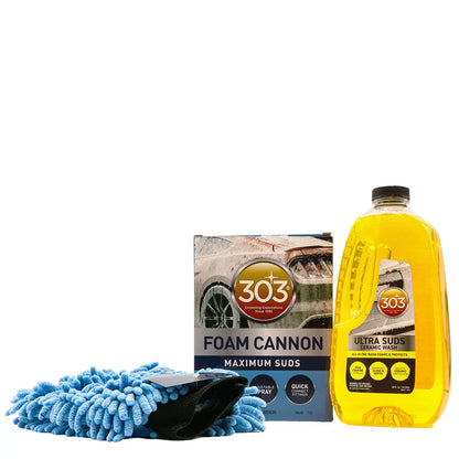 Foam Cannon, Wash Mitt & Ultra Suds Bundle - 303 Car Care