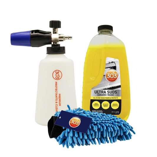 Foam Cannon, Wash Mitt & Ultra Suds Bundle 303 Car Care