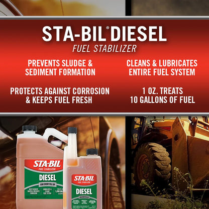 STA-BIL Diesel Fuel Stabilizer 32oz / 1 Gallon