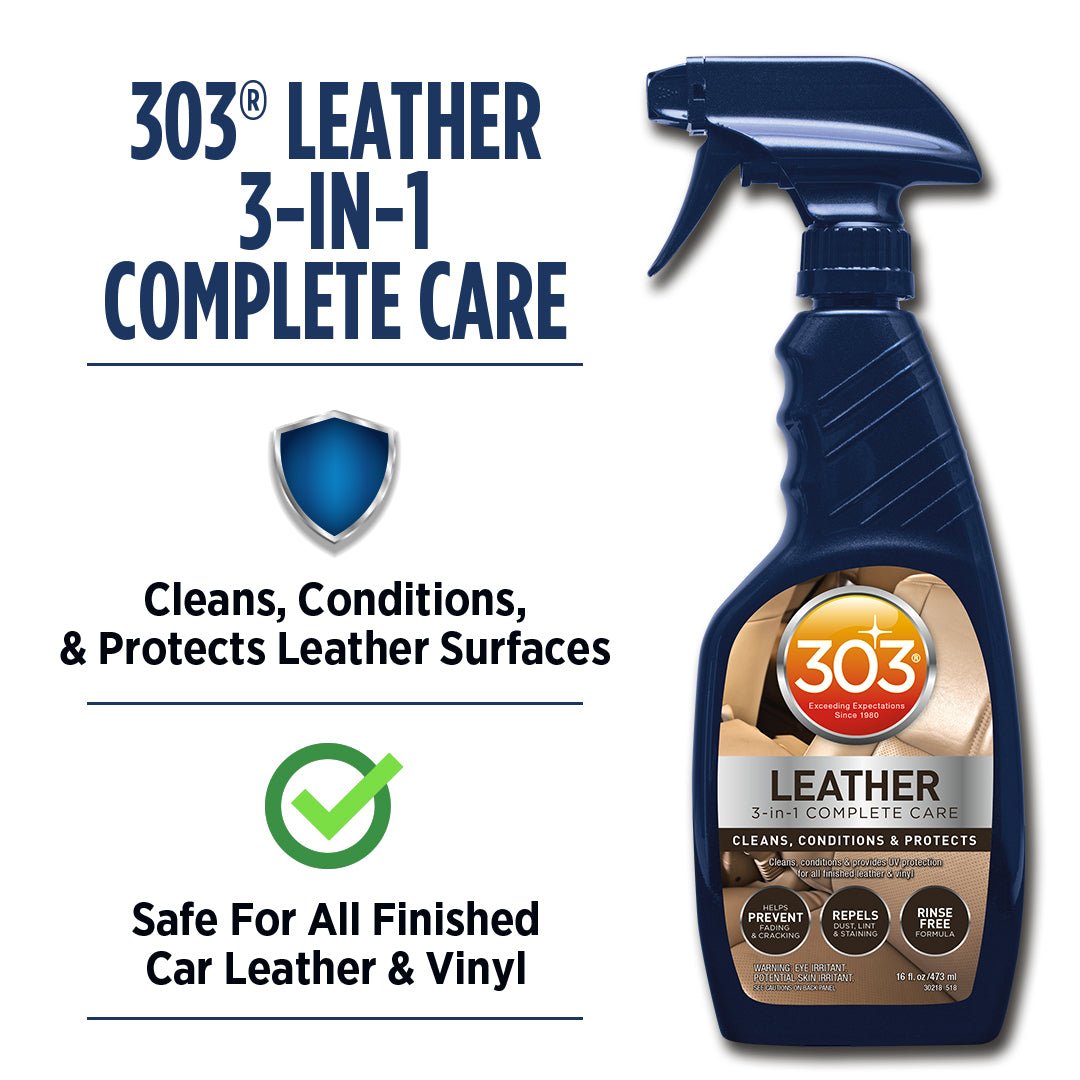 303 Automotive Leather 3-in-1 Complete Care (16oz/ 473ml)