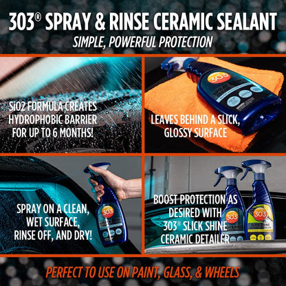 303 Spray & Rinse Ceramic Sealant (16oz)