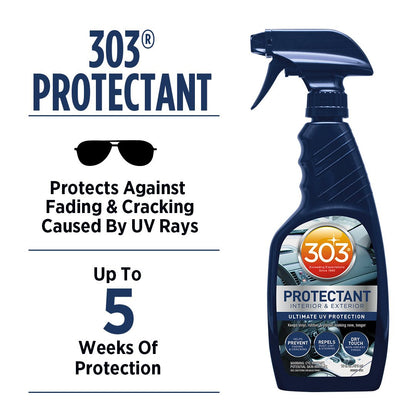 303 Automotive Protectant (16oz/ 25 Wipes)