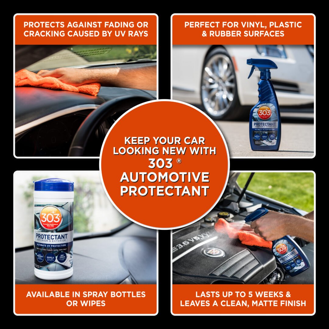 303 Automotive Protectant (16oz/ 25 Wipes)