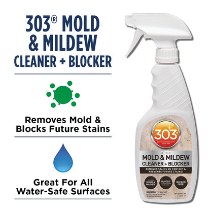 303 Mold & Mildew Cleaner + Blocker (16oz/ 32oz/ 1 Gallon)