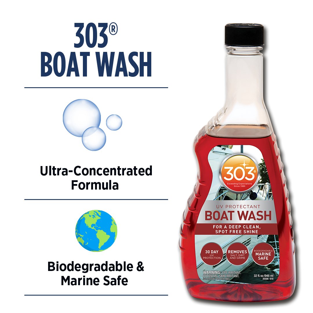 303 Marine Boat Wash with UV Protectant (32 fl. oz./ 946ml)